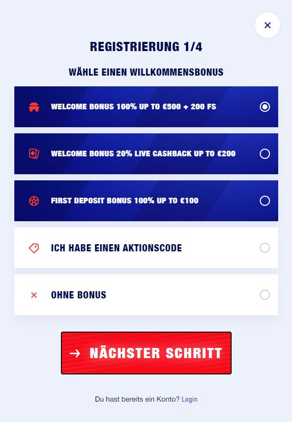 Bankonbet casino anmeldung